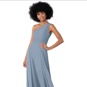 AZAZIE DALLAS Dress Size A6 Dusty Blue